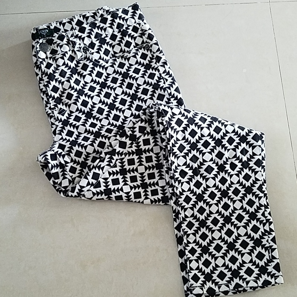 J Crew Printed Jeans sz 31